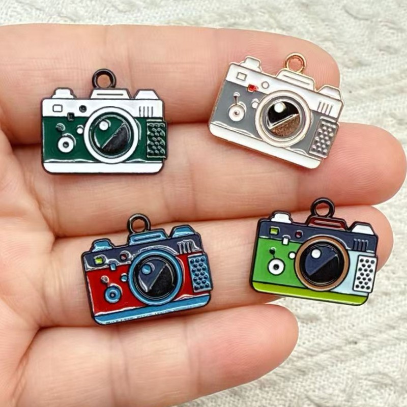 Jewelry Making Videos - 10 peças de pingente de câmera
