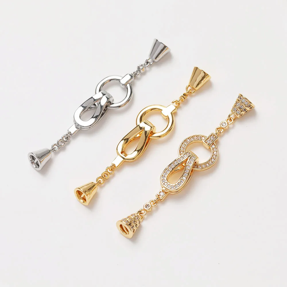Jewelry Making Hand Tools - 1 pçs cz pave colar conectores