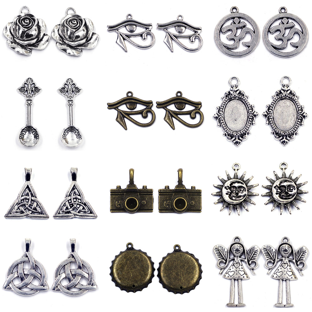 Jewelry Making Videos - 10 pçs pingentes ângulo da câmera