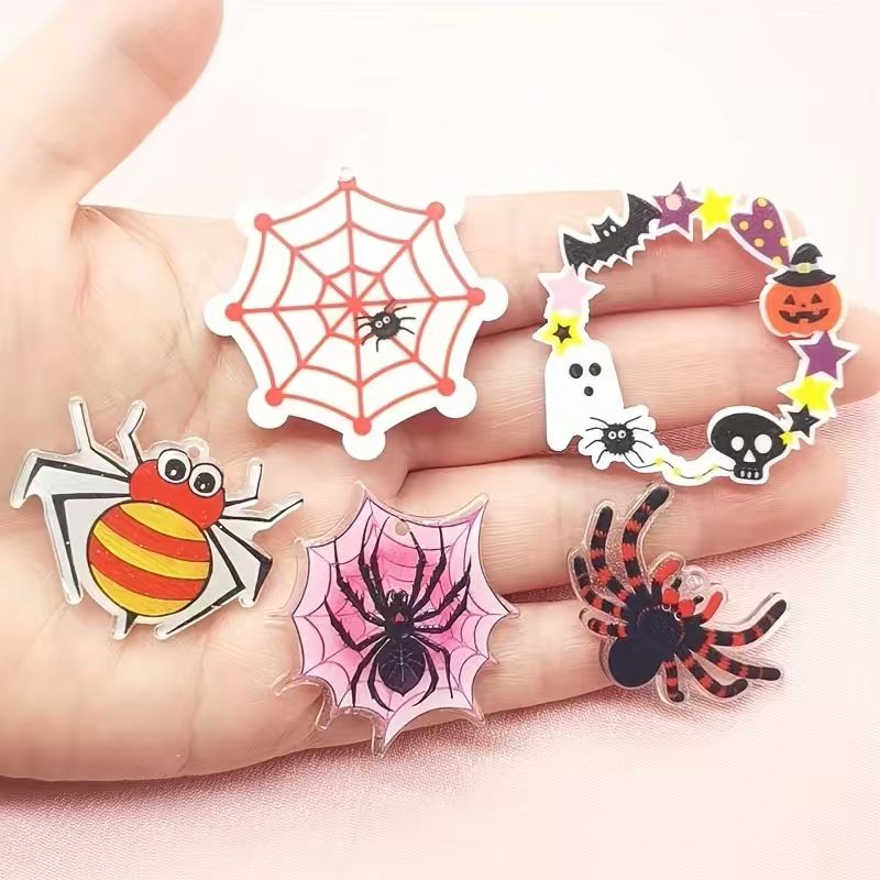 Jewelry Making - Pingente de aranha de acrílico para