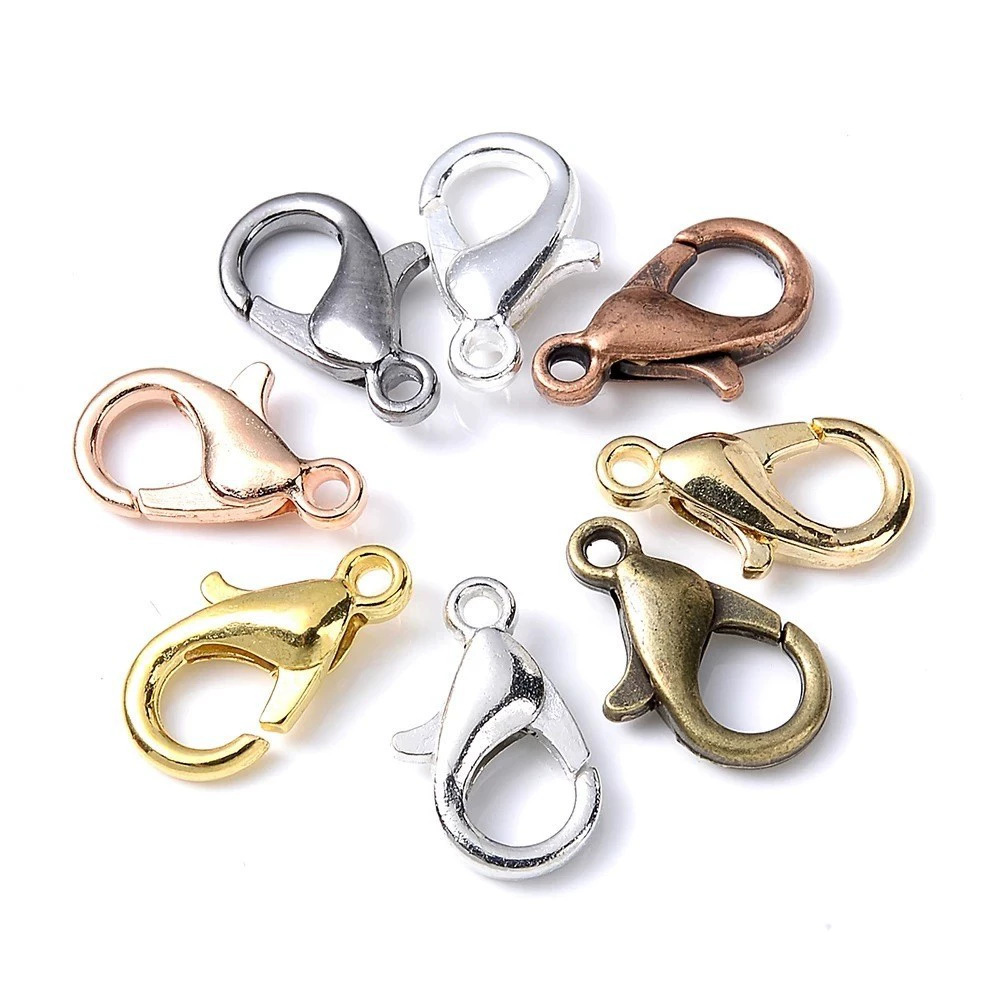 Jewelry Making Brass - 100 peças de Fechos de Lagosta