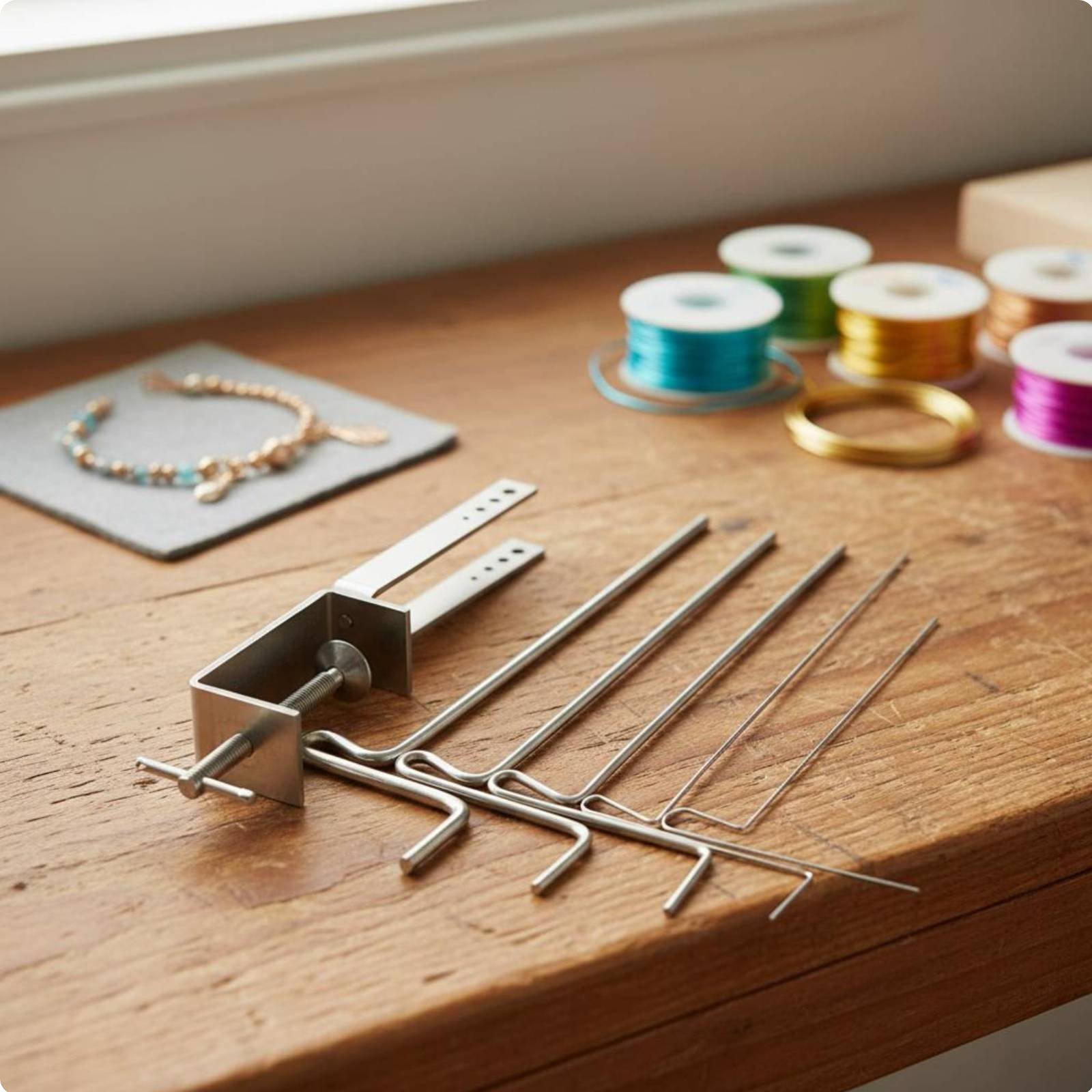 Wire Jewelry Making Jig - Conjunto de Mandris para Enrolamento de