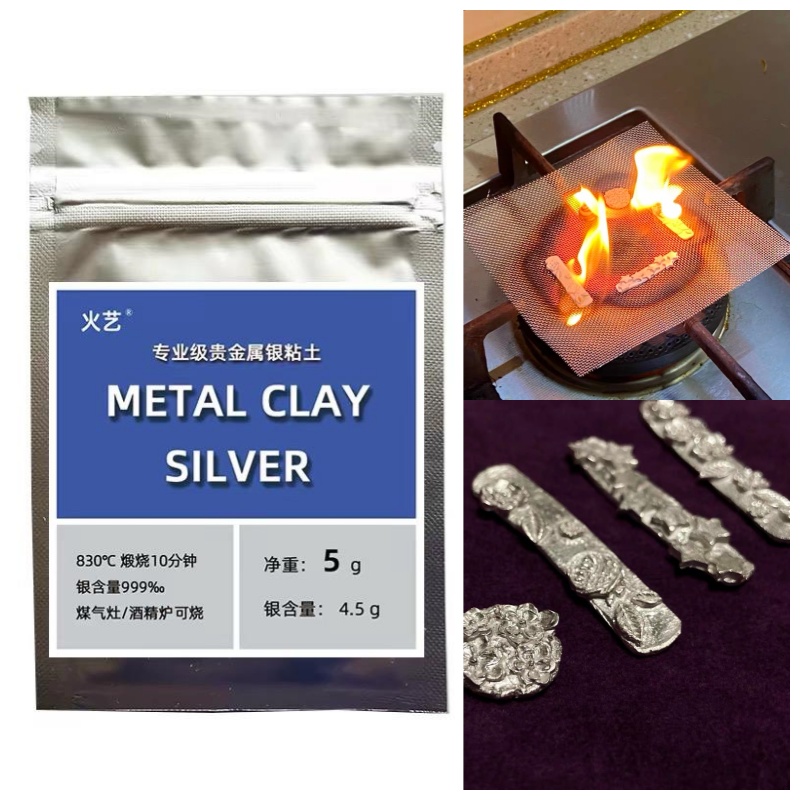 Jewelry Making For Couples - Argila de Prata Pura 5g/10g para