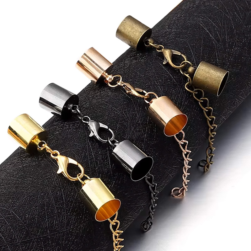 Jewelry Making Brass - 10 conjuntos de tampas de extremidade