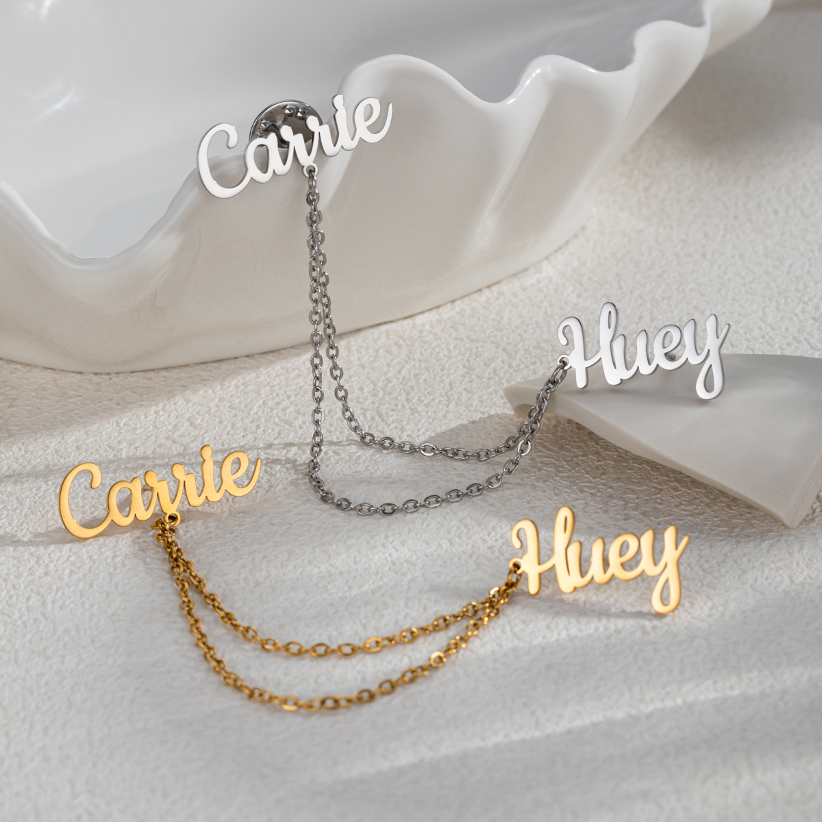 Jewelry Making Business - Broche Personalizado DIY com 2 Nomes