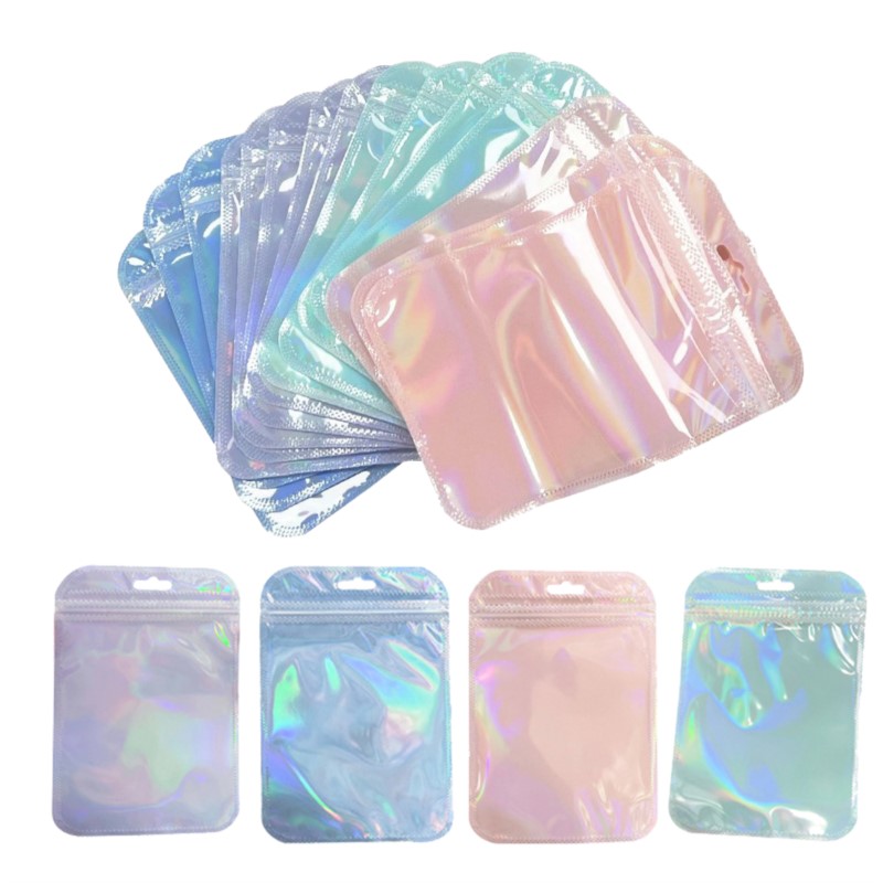 Jewelry Making Business - 50 pçs laser holográfico transparente plástico