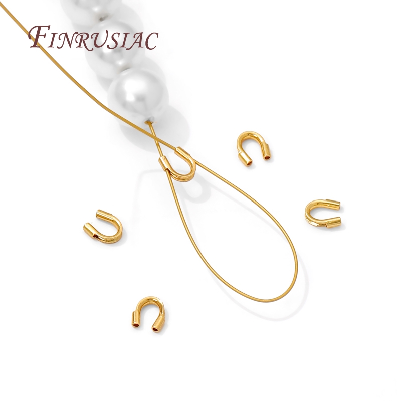 Jewelry Making Yarn - Tampas protetoras banhadas a ouro 18k