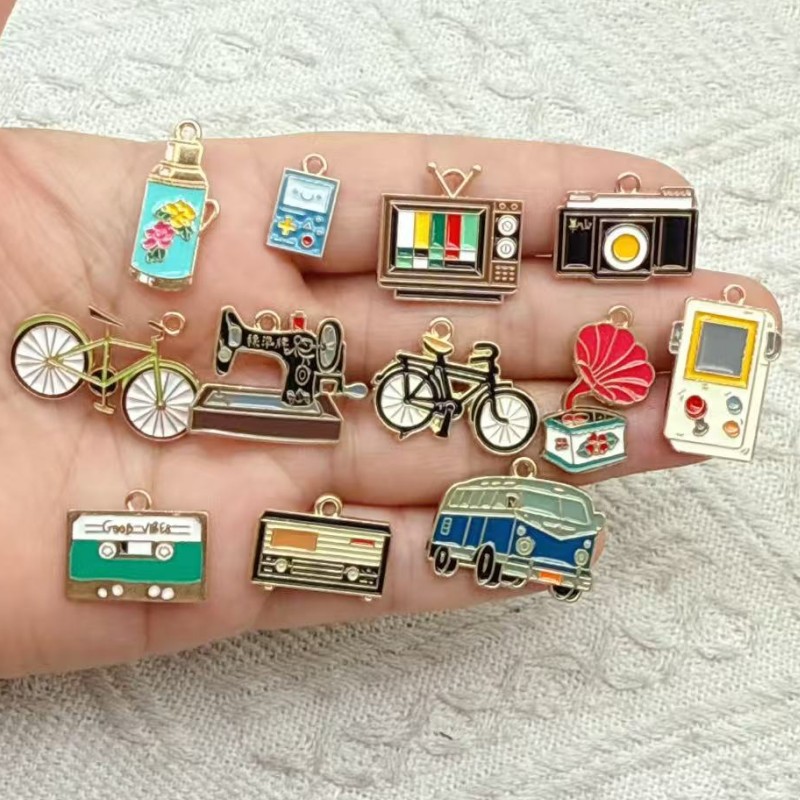 Jewelry Making Videos - 10 Peças Pingente de Liga Metálica