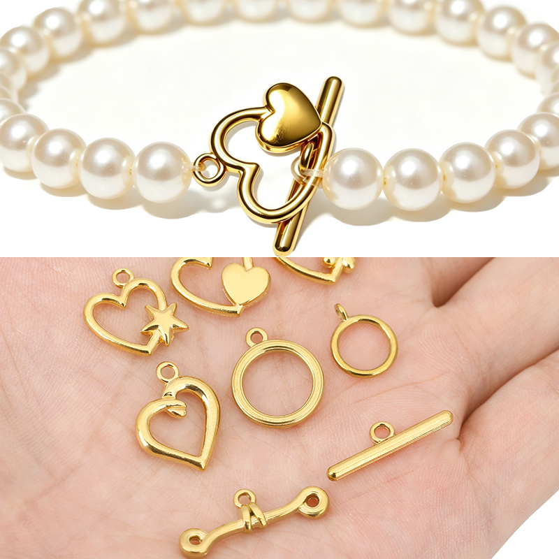 Jewelry Making Brass - 5 conjuntos de fechos OT de