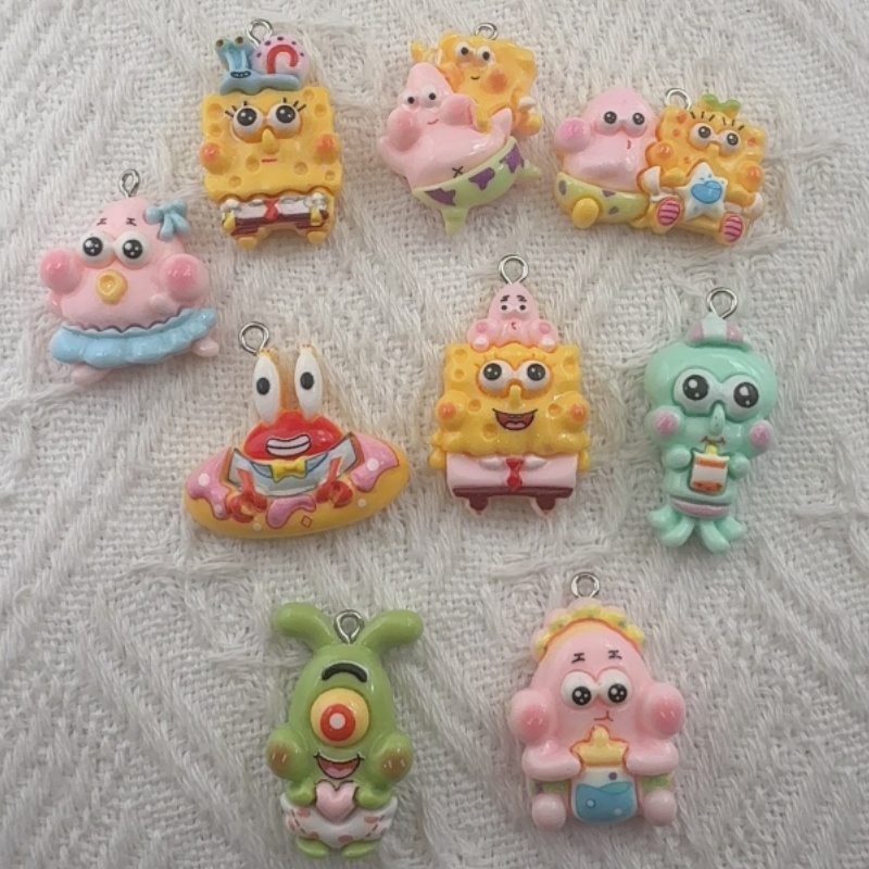 Jewelry Making - 10 peças de pingente de resina