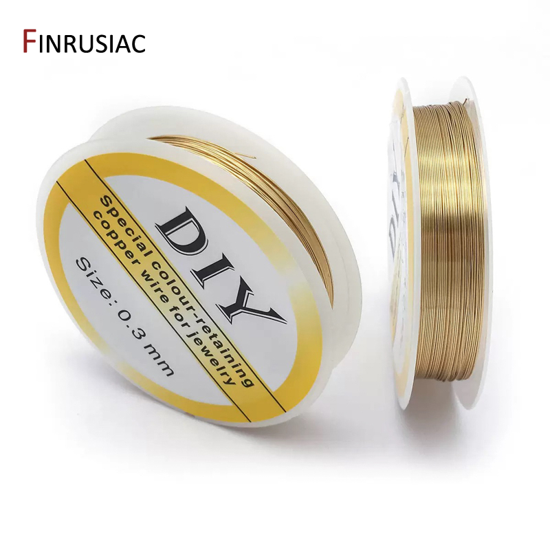 Jewelry Making Yarn - Fio de cobre banhado a ouro