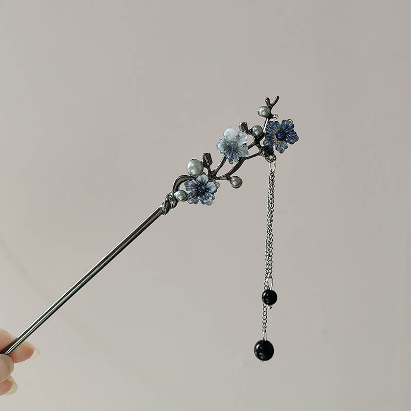 Jewelry Making For Adults - Pauzinhos Clássicos para Cabelo com Flor