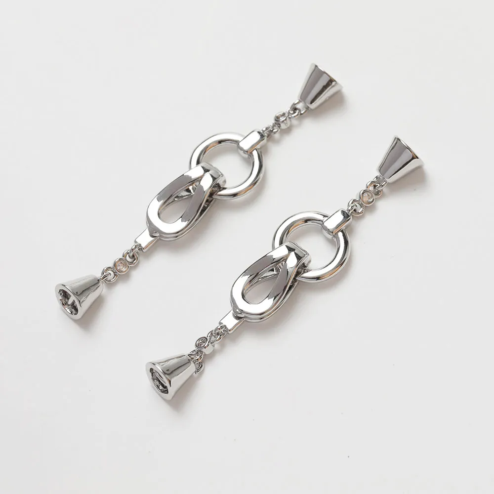 1 pçs cz pave colar conectores - Jewelry Making Hand Tools avaliação e preço