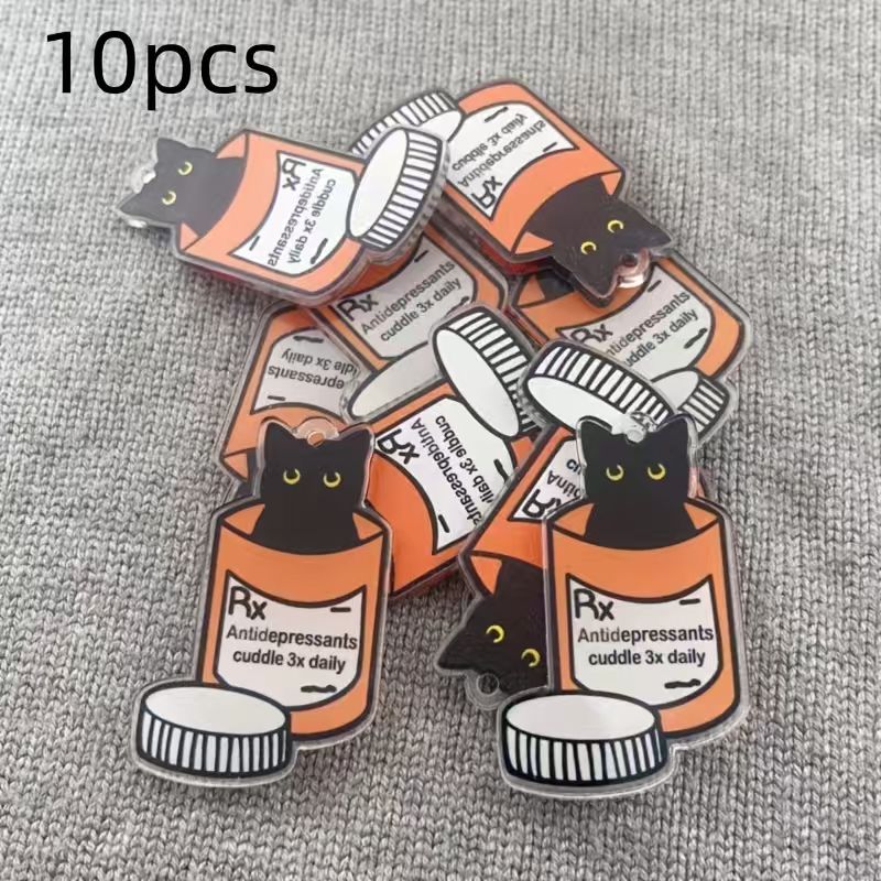 Pingente de gato medicinal em  - Jewelry Making avaliação e preço