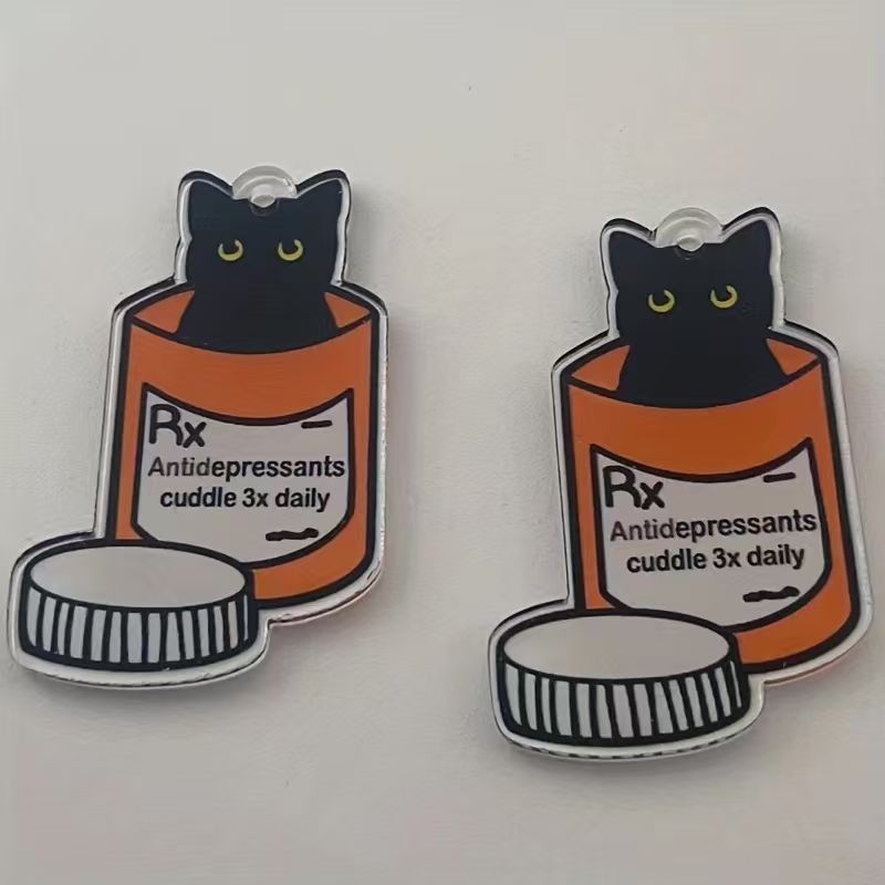 Pingente de gato medicinal em  - Jewelry Making avaliação e preço