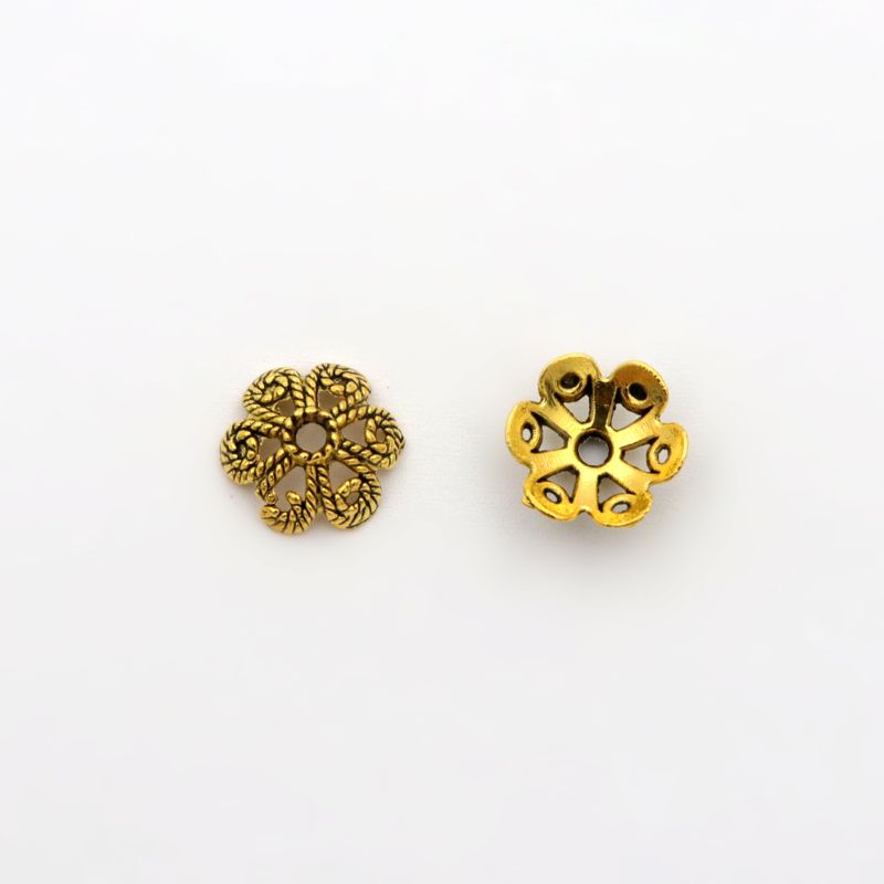 50 pçs flor oco solto espaçado - Jewelry Making Business avaliação e preço
