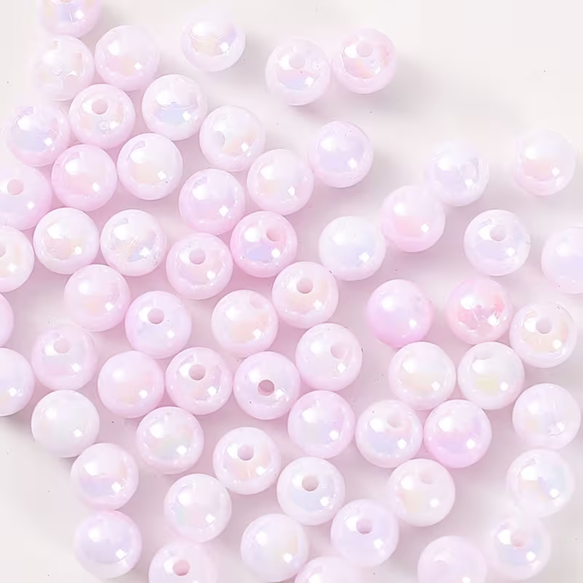 Contas de acrílico de 8mm, 100 - Jewelry Making For Couples avaliação e preço