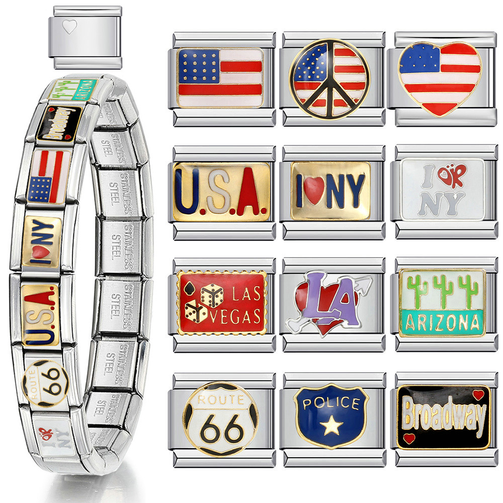 1pc y2k italiano charme pulsei - Jewelry Making In La avaliação e preço
