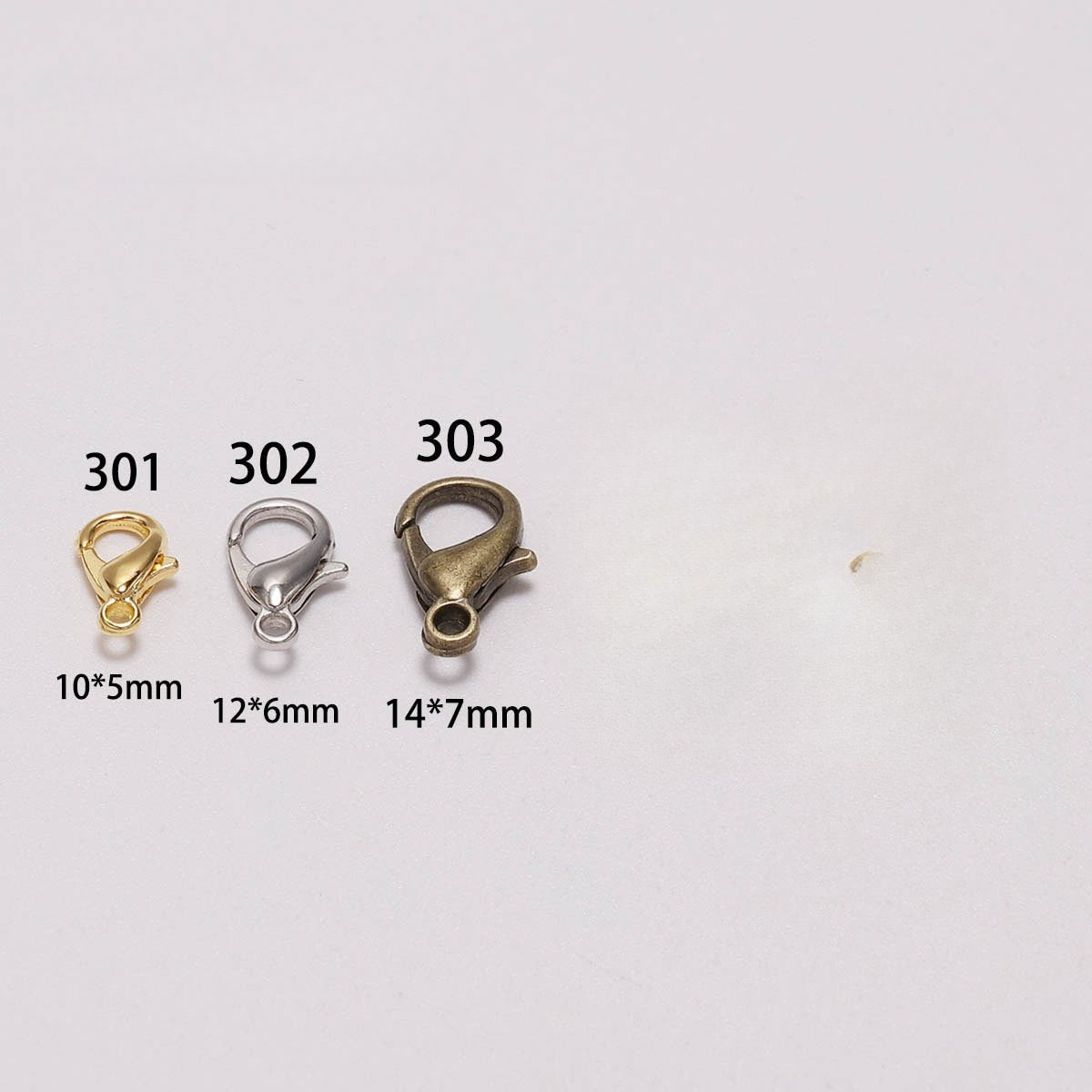 100 peças de Fechos de Lagosta - Jewelry Making Brass avaliação e preço