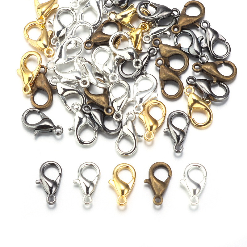100 peças de Fechos de Lagosta - Jewelry Making Brass avaliação e preço