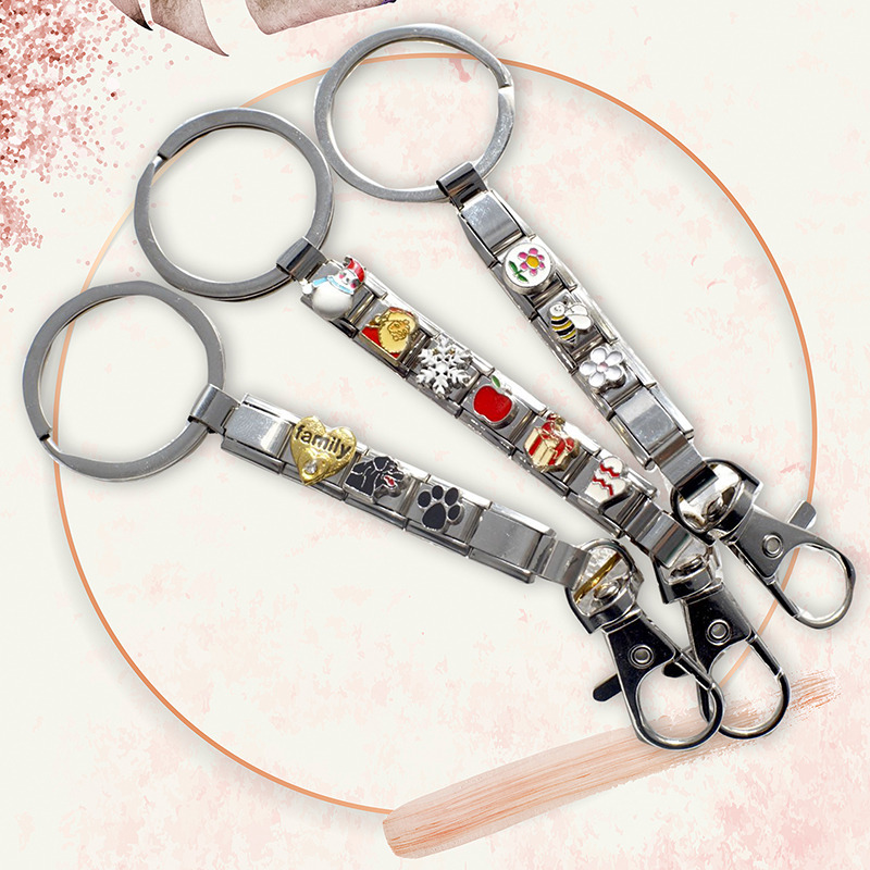 Aço inoxidável italiano charme - Jewelry Making For Couples avaliação e preço