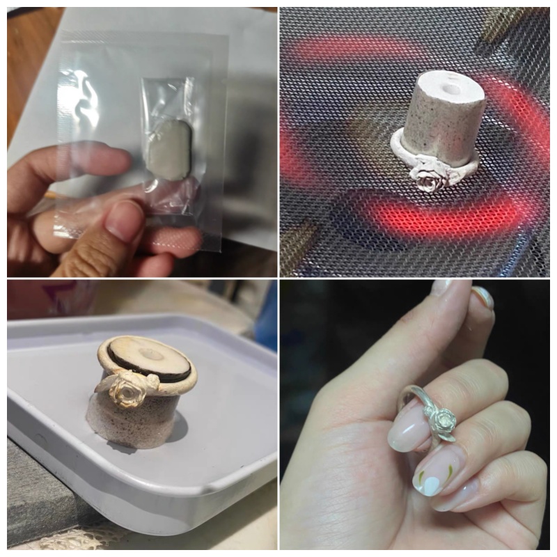 Argila de Prata Pura 5g/10g pa - Jewelry Making For Couples avaliação e preço