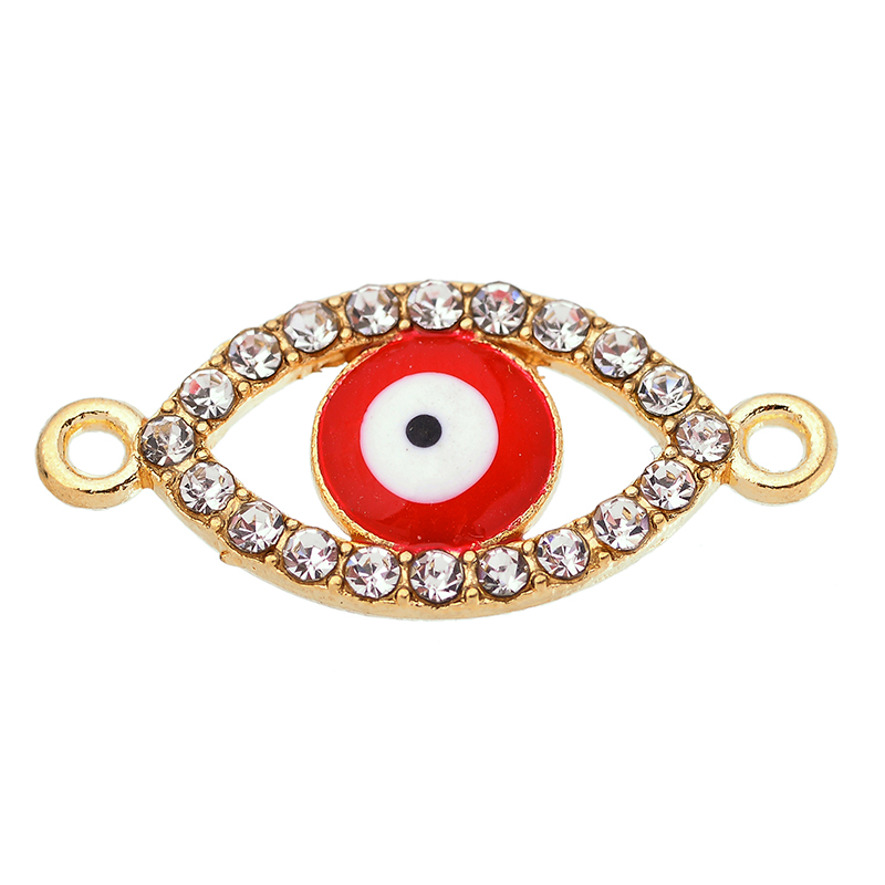 10Pcs 22*10MM Lucky Demon Eyes - Jewelry Making For Couples avaliação e preço