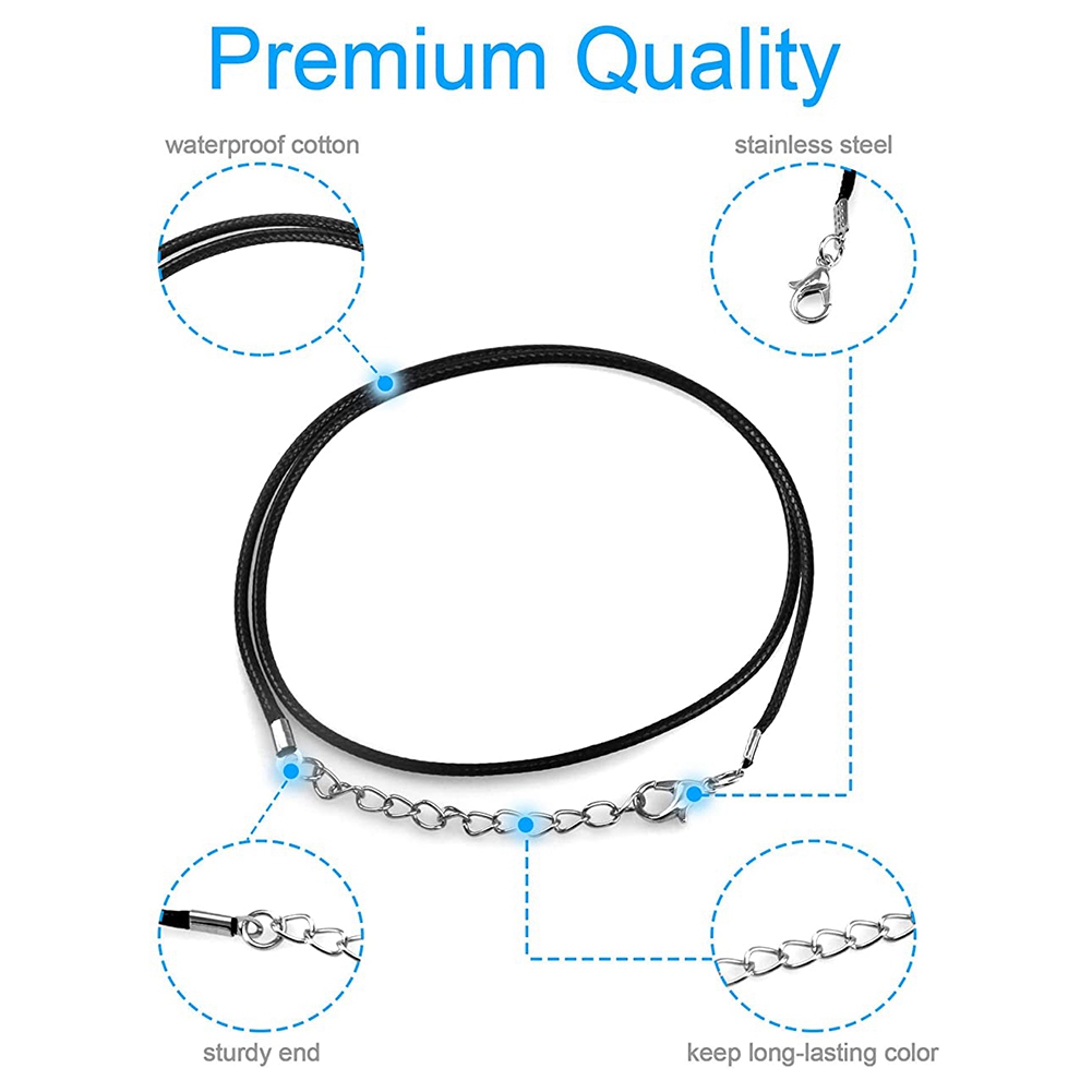 Colar de cordão ABQR 24 peças, - Jewelry Making avaliação e preço