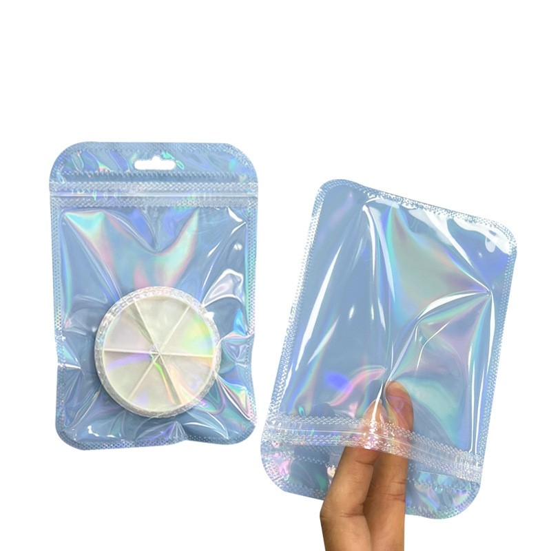 50 pçs laser holográfico trans - Jewelry Making Business avaliação e preço