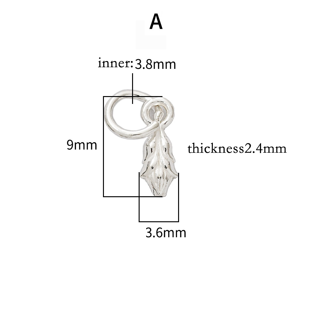 Pingente de Prata 925 com Folh - Jewelry Making In La avaliação e preço