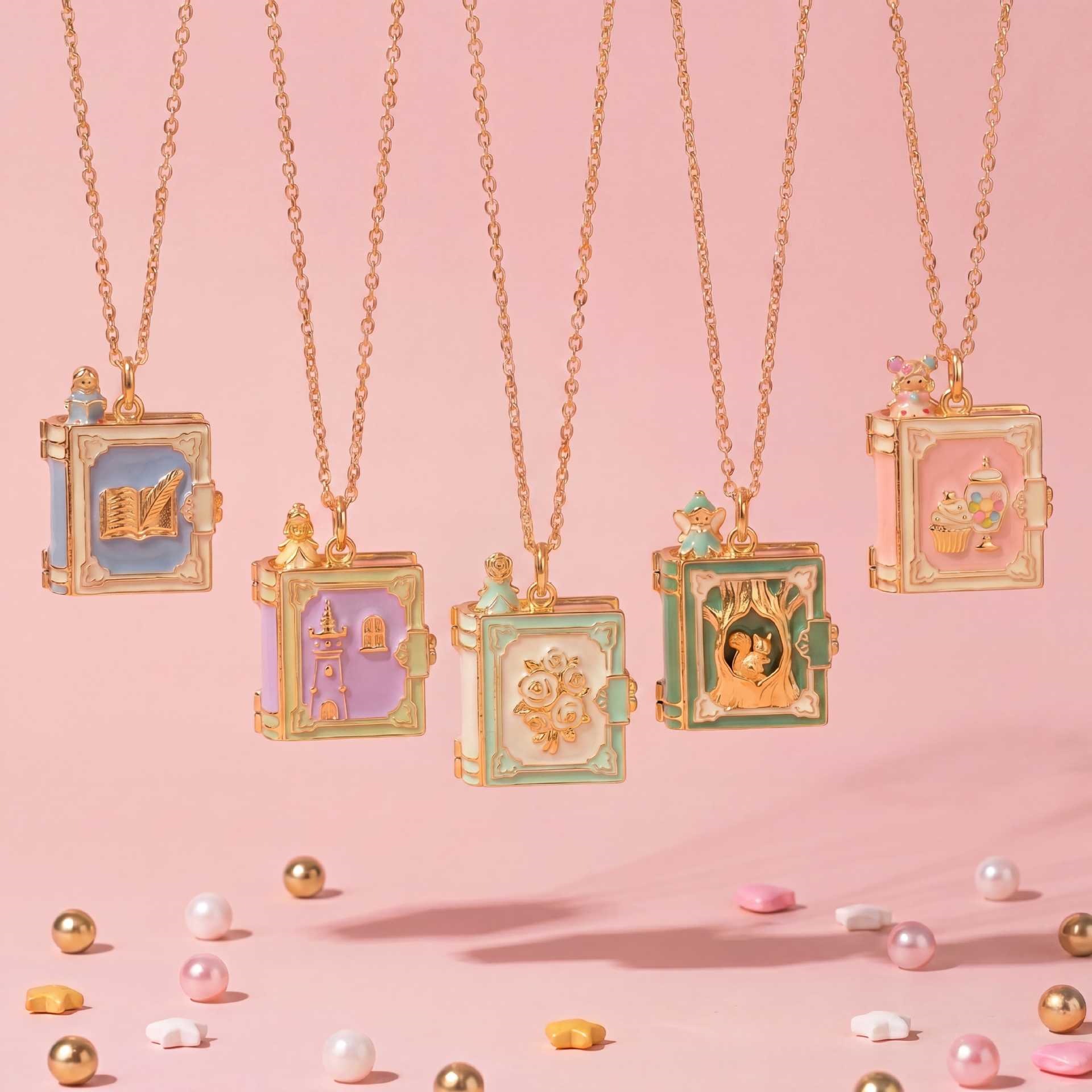 Novo Colar Pingente de Livro A - Jewelry Making Journal avaliação e preço