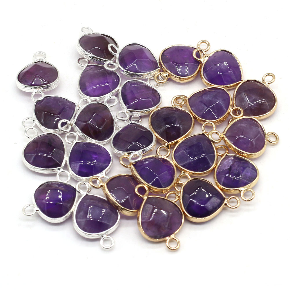 2 pçs conectores de pedra natu - Jewelry Making For Adults avaliação e preço