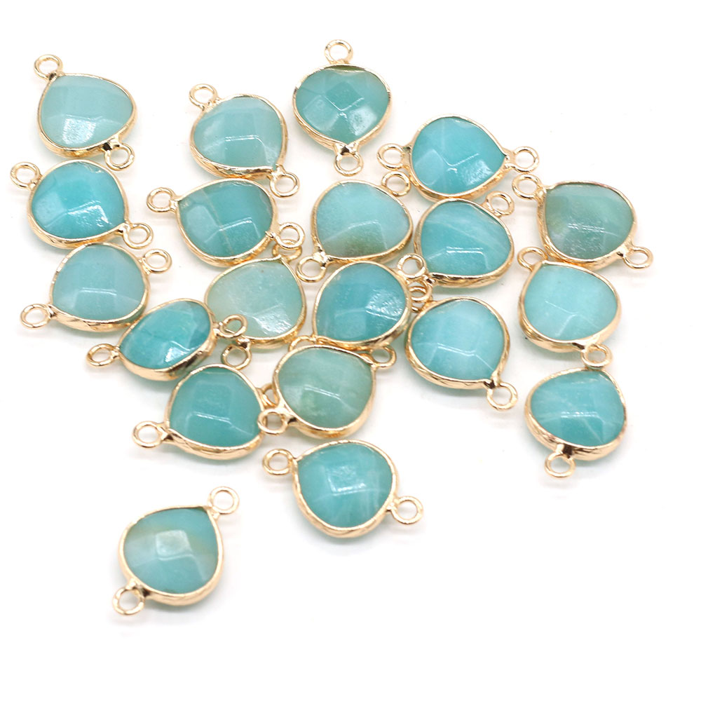 2 pçs conectores de pedra natu - Jewelry Making For Adults avaliação e preço