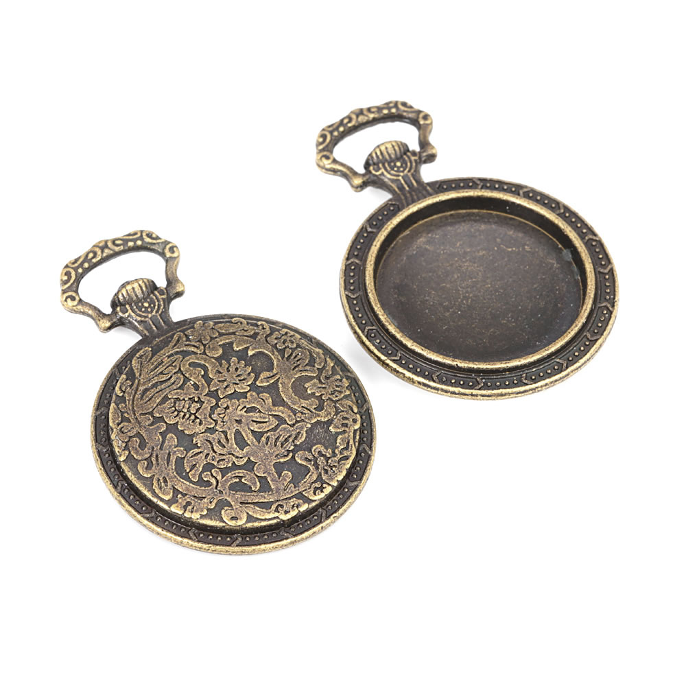 Estilo vintage liga de zinco d - Jewelry Making Videos avaliação e preço