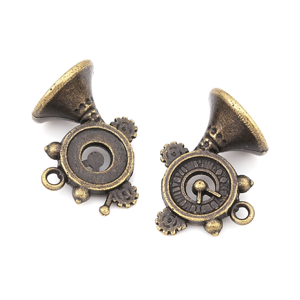 Estilo vintage liga de zinco d - Jewelry Making Videos avaliação e preço