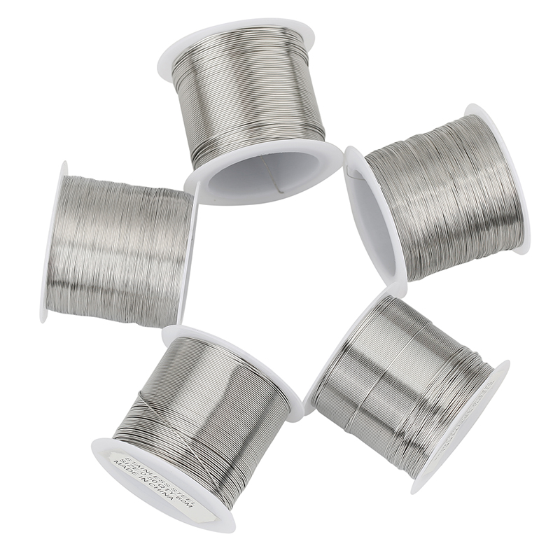 1 rolo de aço inoxidável 0.2 0 - Jewelry Making Yarn avaliação e preço