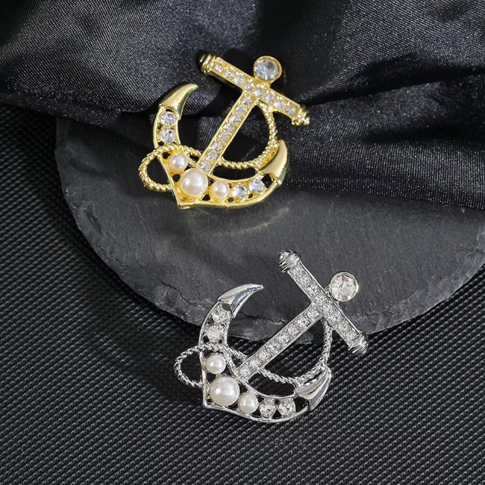 Broche de âncora de leme naval - Jewelry Making Business avaliação e preço
