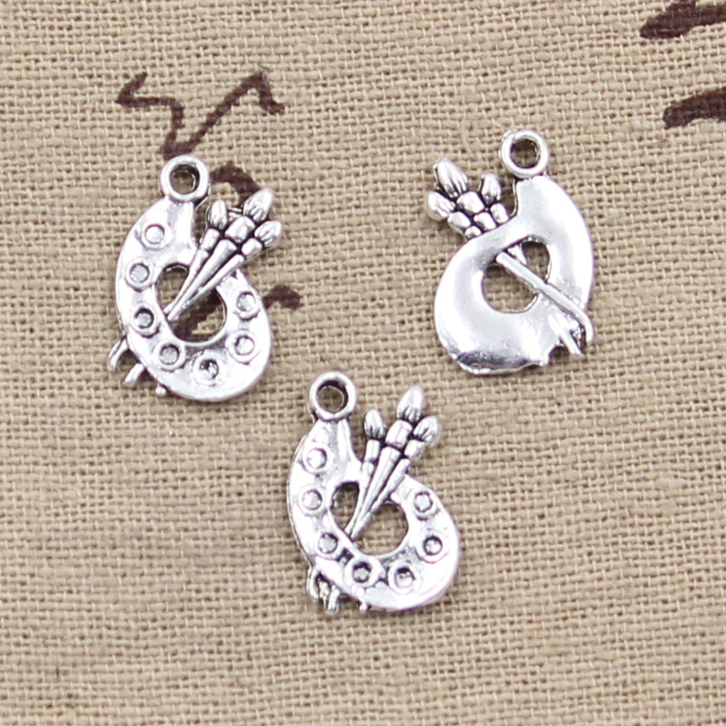20 pçs encantos vídeos placa 1 - Jewelry Making Videos avaliação e preço