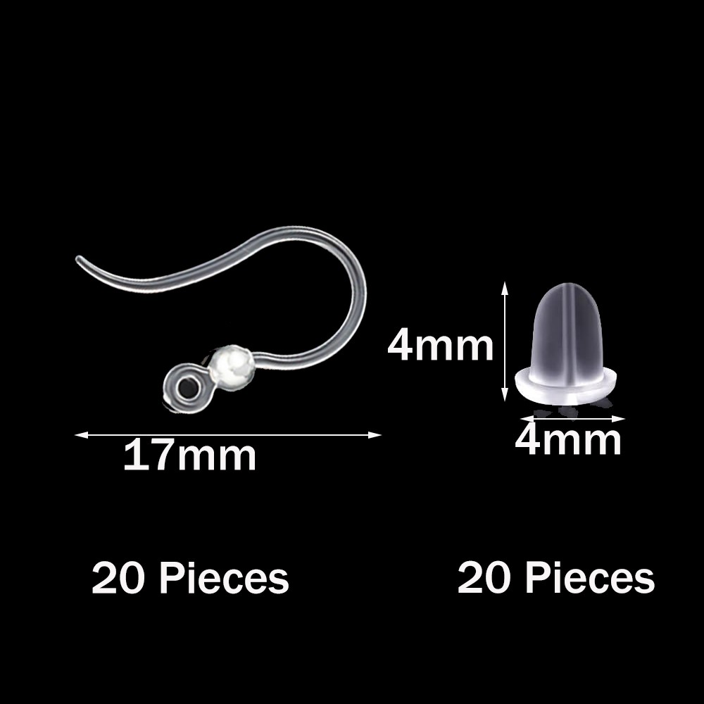 Ganchos de brinco de plástico  - Jewelry Making Yarn avaliação e preço
