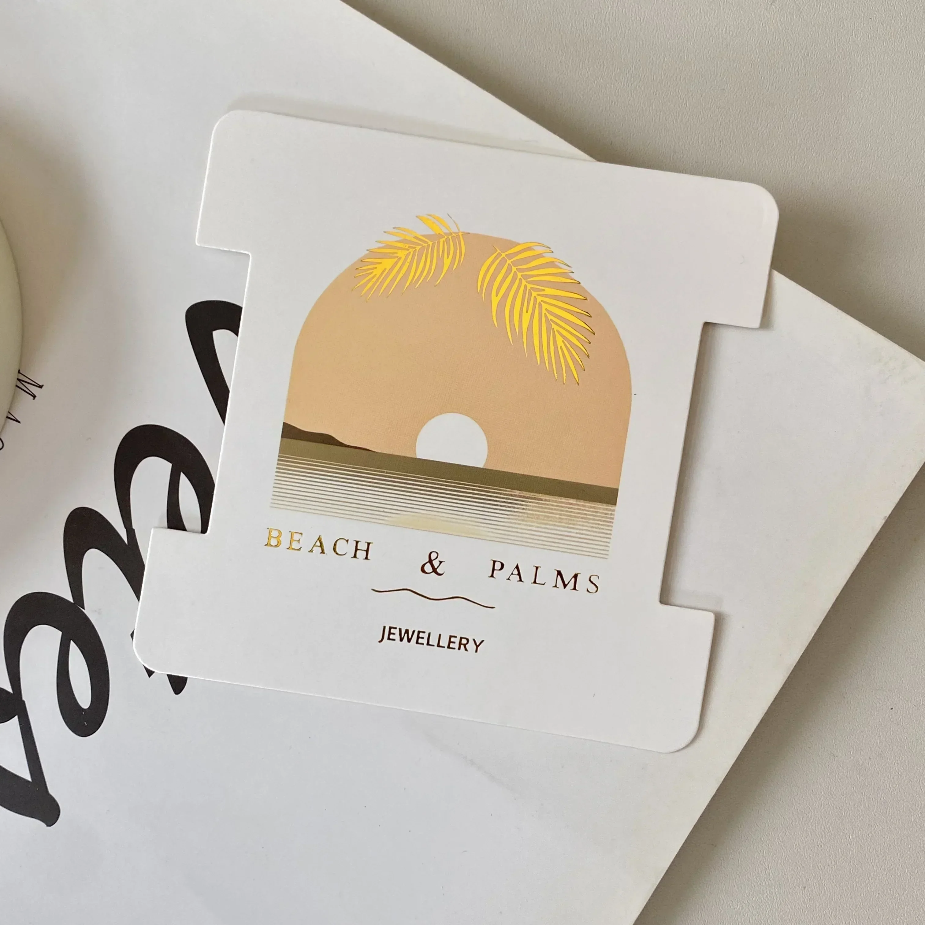 100 pçs logotipo da marca bril - Jewelry Making Business avaliação e preço