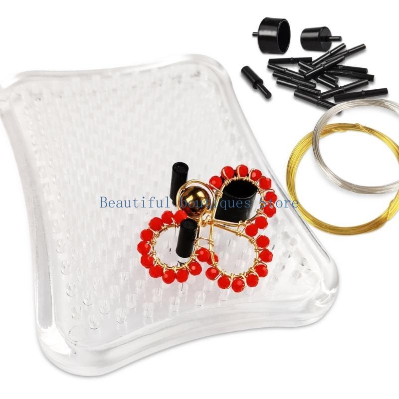 Suprimentos gabarito para dobr - Wire Jewelry Making Jig avaliação e preço