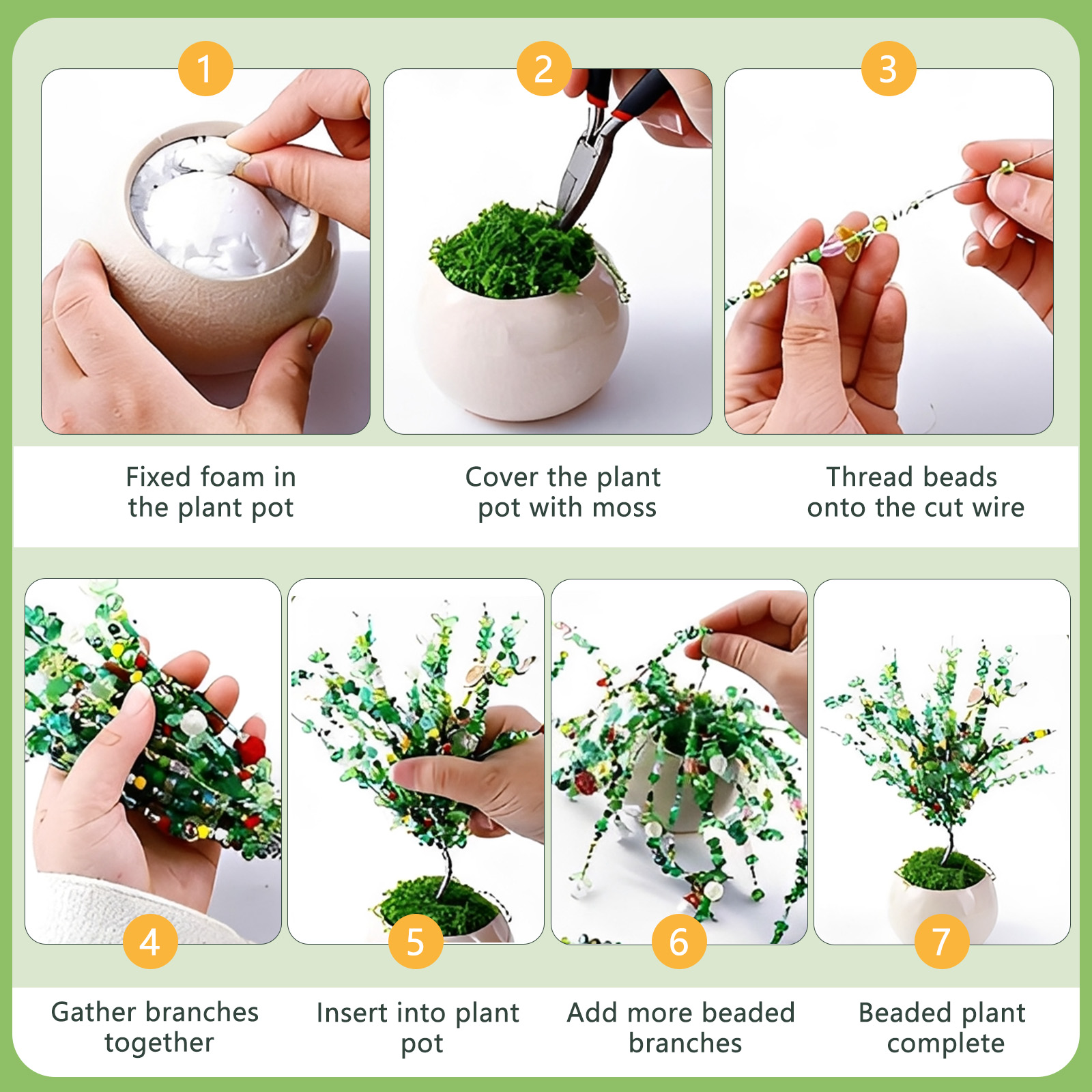Kit de Plantas com Contas e Mu - Jewelry Making Videos avaliação e preço