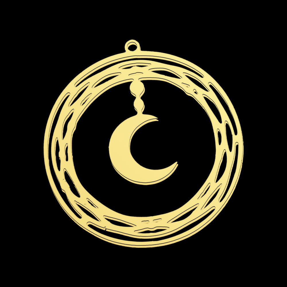 5 pçs/lote aço inoxidável lua  - Jewelry Making In La avaliação e preço