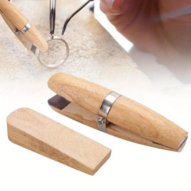 1 Peça Nova Pinça de Madeira d - Jewelry Making Hand Tools avaliação e preço